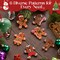 LET’S Resin 18 Cavities Christmas Resin Molds, 6 Gingerbread Pattern Christmas Ornament Resin Molds Silicone, Glossy Silicone Molds for Resina Art, Tree Decorations,Holiday Gifts,Keychain